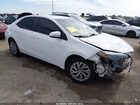 2018 Toyota Corolla Le White vin: 2T1BURHE0JC985909
