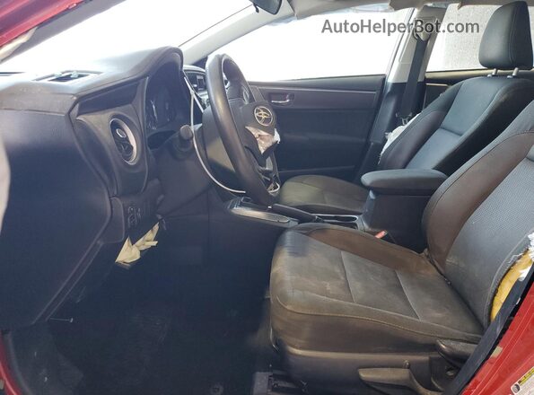 2T1BURHE0KC150071 2019 TOYOTA COROLLA Red Widok wnętrza z przodu
