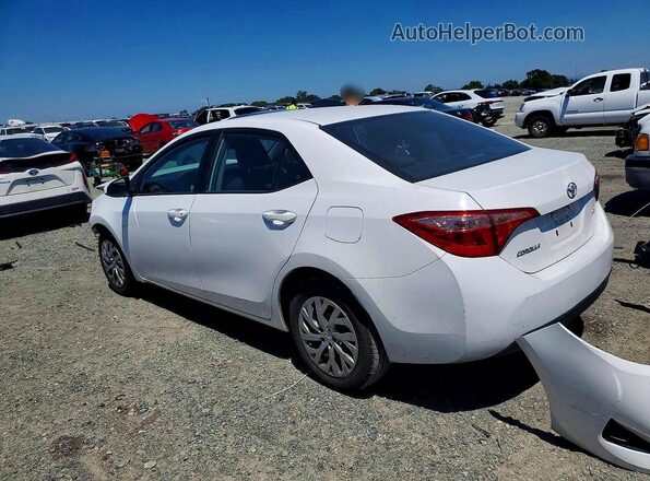 2T1BURHE0KC186181 2019 TOYOTA COROLLA White Tył lewy
