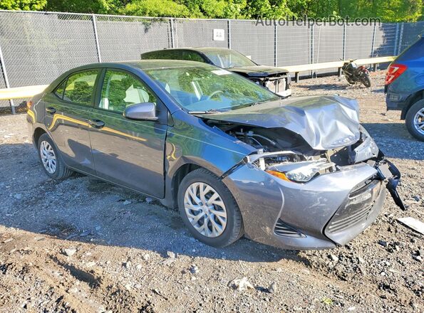 2T1BURHE0KC200192 2019 TOYOTA COROLLA Blue Delantero derecho