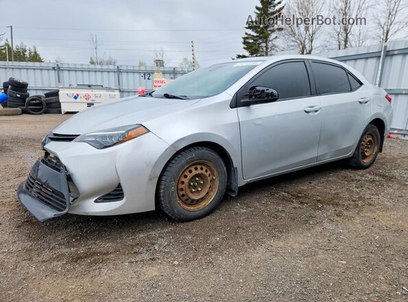 2T1BURHE0KC230762 2019 TOYOTA COROLLA Silver Передня ліва чверть