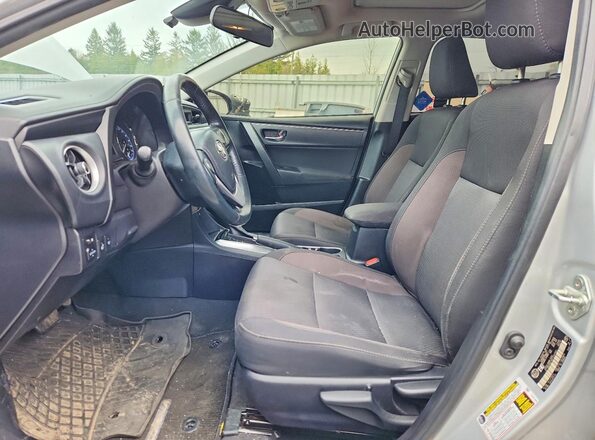 2T1BURHE0KC230762 2019 TOYOTA COROLLA Silver Вид салону спереду