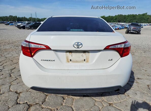 2T1BURHE1GC489588 2016 TOYOTA COROLLA White Widok z tyłu