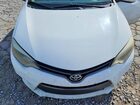 2016 Toyota Corolla Le White vin: 2T1BURHE1GC489588