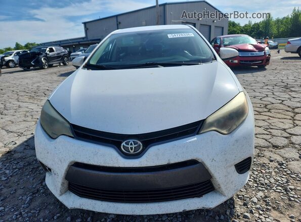 2T1BURHE1GC489588 2016 TOYOTA COROLLA White Widok z przodu