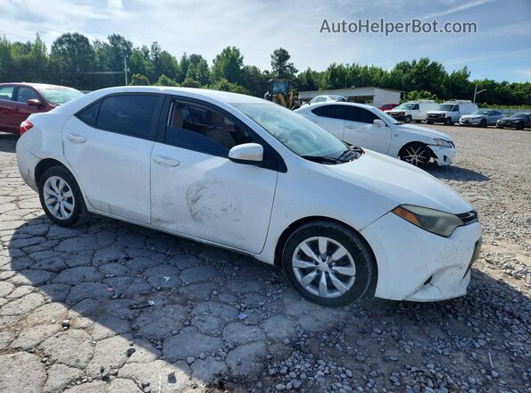2T1BURHE1GC489588 2016 TOYOTA COROLLA White Przód prawy