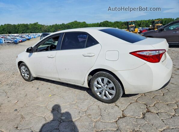 2T1BURHE1GC489588 2016 TOYOTA COROLLA White Tył lewy