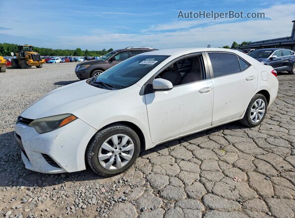 2T1BURHE1GC489588 2016 TOYOTA COROLLA White Przód lewy