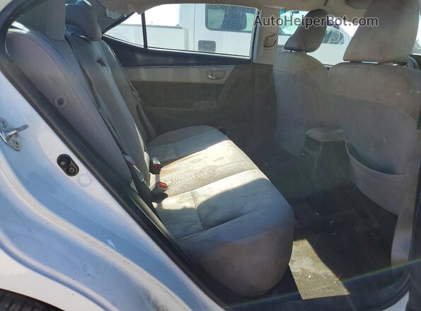 2T1BURHE1GC566301 2016 TOYOTA COROLLA Белый Вид задних сидений