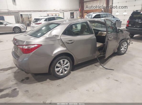 2T1BURHE1GC590758 2016 TOYOTA LL Gray Задня права чверть