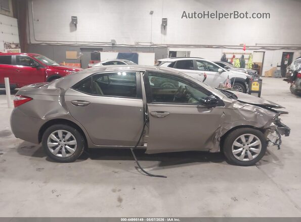 2T1BURHE1GC590758 2016 TOYOTA LL Gray Вид задньої частини салону