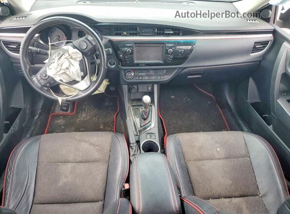 2T1BURHE1GC596317 2016 TOYOTA COROLLA Черный Вид панели приборов