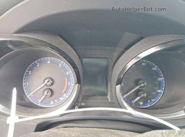 2T1BURHE1GC596317 2016 TOYOTA COROLLA Черный Вид щитка приборов