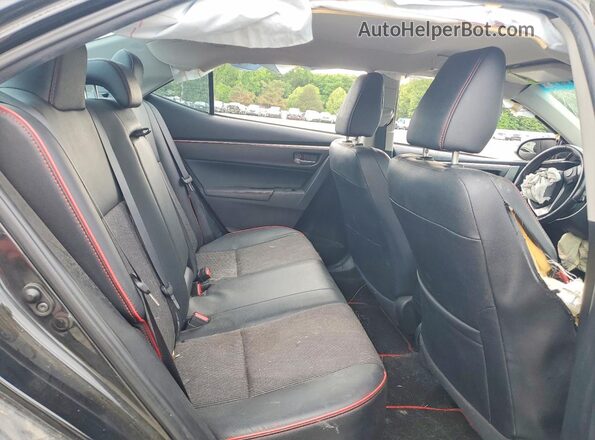 2T1BURHE1GC596317 2016 TOYOTA COROLLA Черный Вид задних сидений