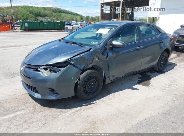 2T1BURHE1GC611740 2016 TOYOTA COROLLA Dark Blue Առջևի ձախ երեք քառորդ տեսարան