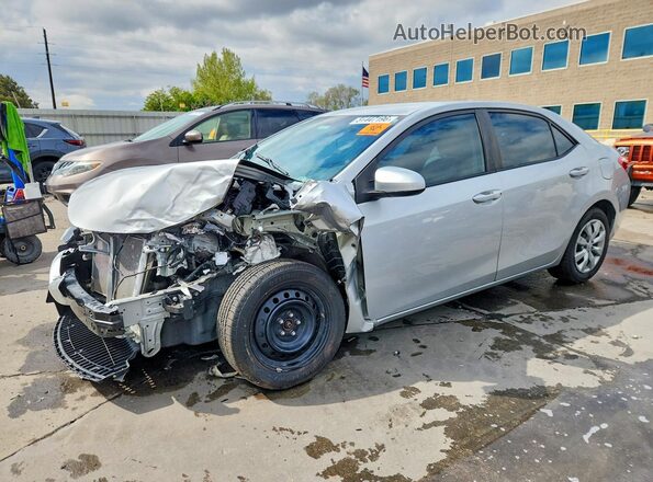 2T1BURHE1GC640980 2016 TOYOTA COROLLA Серебряный Передняя левая четверть