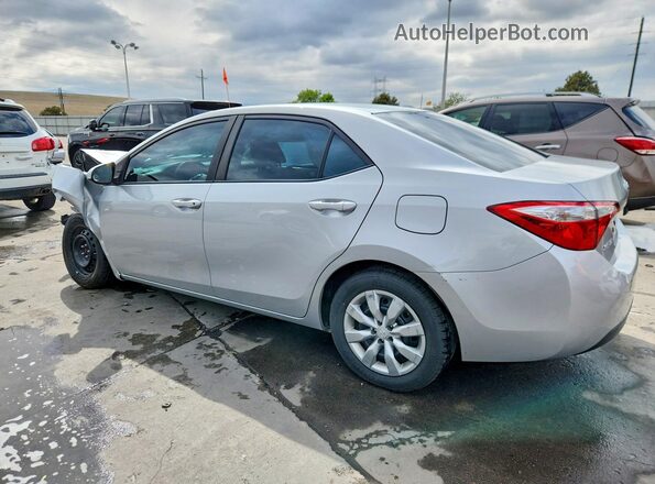 2T1BURHE1GC640980 2016 TOYOTA COROLLA Серебряный Задняя левая четверть