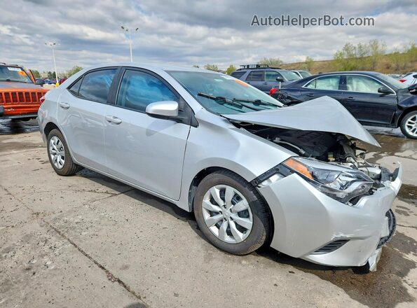 2T1BURHE1GC640980 2016 TOYOTA COROLLA Серебряный Передняя правая четверть