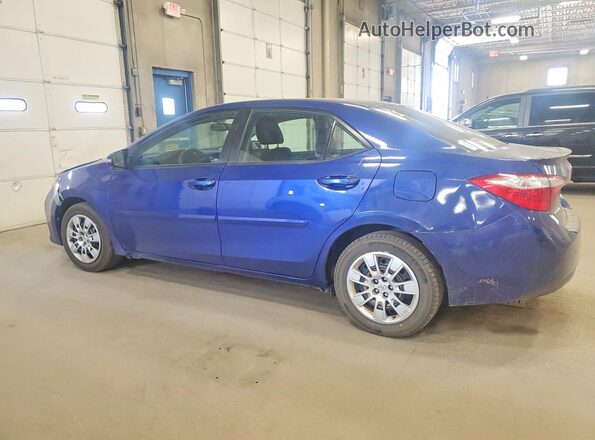 2T1BURHE1GC714334 2016 TOYOTA COROLLA Blue Задня ліва чверть