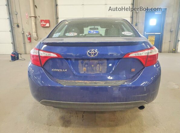 2T1BURHE1GC714334 2016 TOYOTA COROLLA Blue Вид ззаду