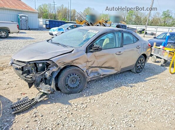 2T1BURHE1GC724538 2016 TOYOTA COROLLA Beige Przód lewy