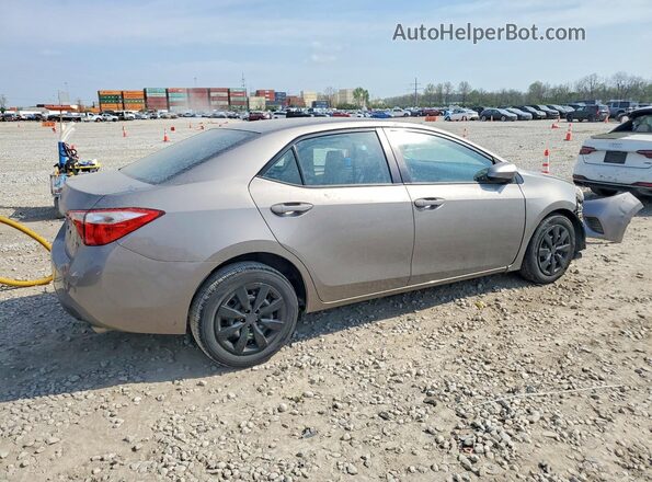 2T1BURHE1GC724538 2016 TOYOTA COROLLA Beige Tył prawy