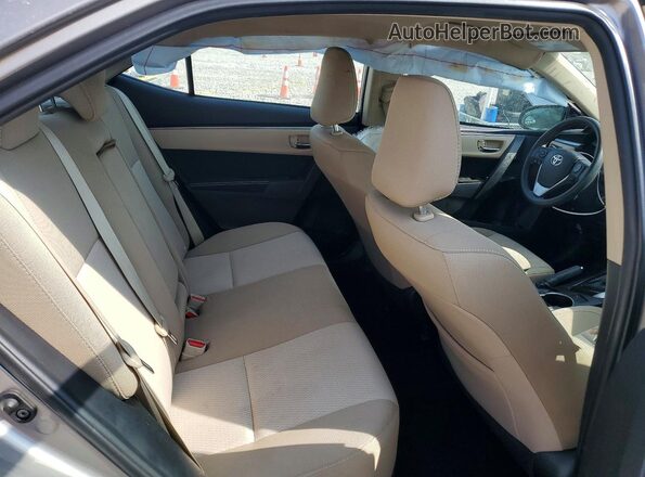 2T1BURHE1GC724538 2016 TOYOTA COROLLA Beige Widok tylnych siedzeń