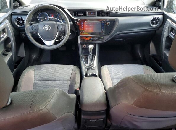 2T1BURHE1HC835222 2017 TOYOTA COROLLA Black წინა პანელის ხედი