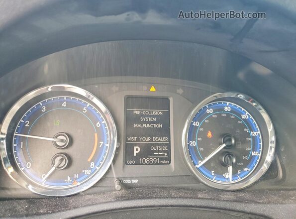 2T1BURHE1HC944182 2017 TOYOTA COROLLA Серый Вид щитка приборов