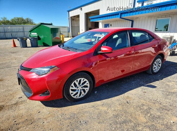 2T1BURHE1JC074701 2018 TOYOTA COROLLA Красный Передняя левая четверть