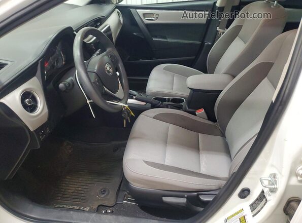 2T1BURHE1JC090672 2018 TOYOTA COROLLA White Widok wnętrza z przodu