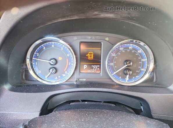 2T1BURHE1JC109737 2018 TOYOTA COROLLA Blue Vista del cuadro de instrumentos