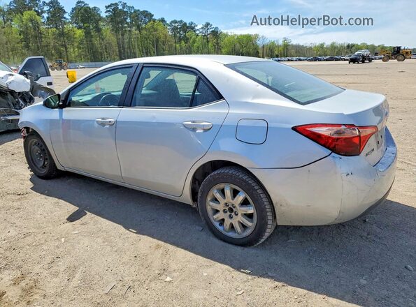 2T1BURHE1JC119572 2018 TOYOTA COROLLA Серебряный Задняя левая четверть
