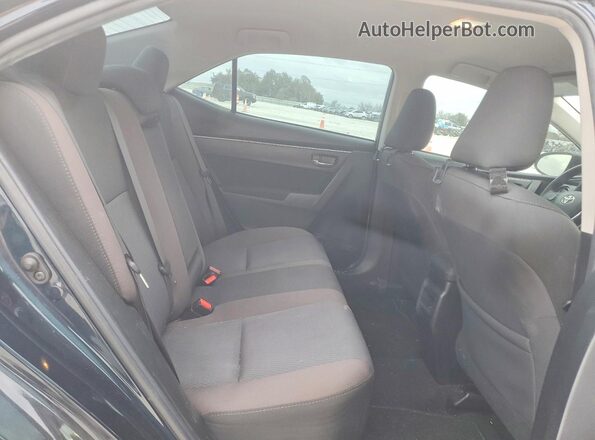 2T1BURHE1KC177151 2019 TOYOTA COROLLA Black Widok tylnych siedzeń