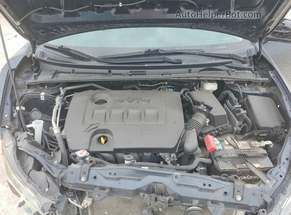 2T1BURHE1KC177151 2019 TOYOTA COROLLA Black Widok wnętrza z tyłu