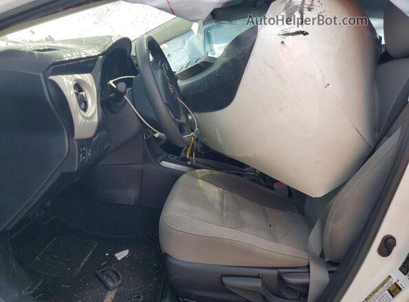 2T1BURHE1KC191485 2019 TOYOTA COROLLA White წინა სალონის ხედი