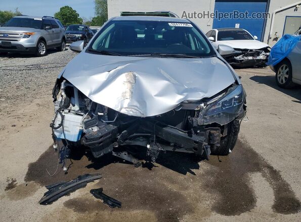 2T1BURHE1KC195648 2019 TOYOTA COROLLA Silver Widok z przodu