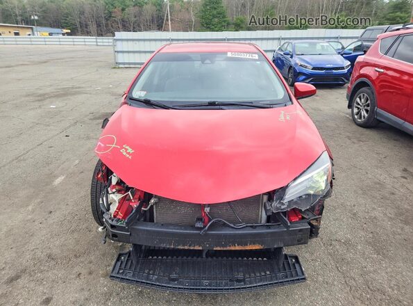 2T1BURHE1KC196671 2019 TOYOTA COROLLA Красный Вид спереди