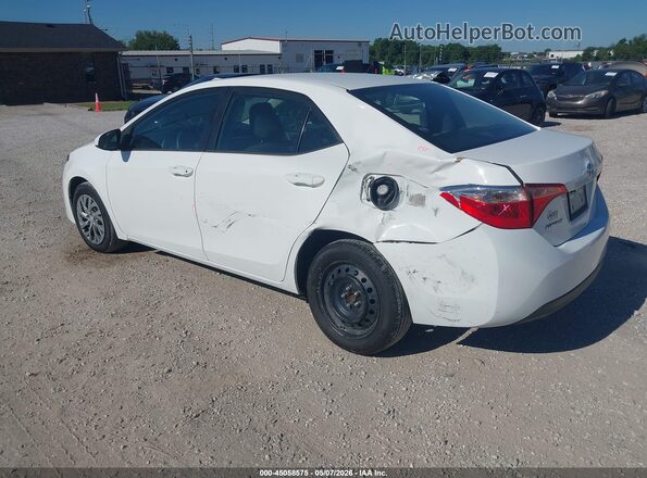 2T1BURHE1KC201951 2019 TOYOTA LL Белый Задняя левая четверть