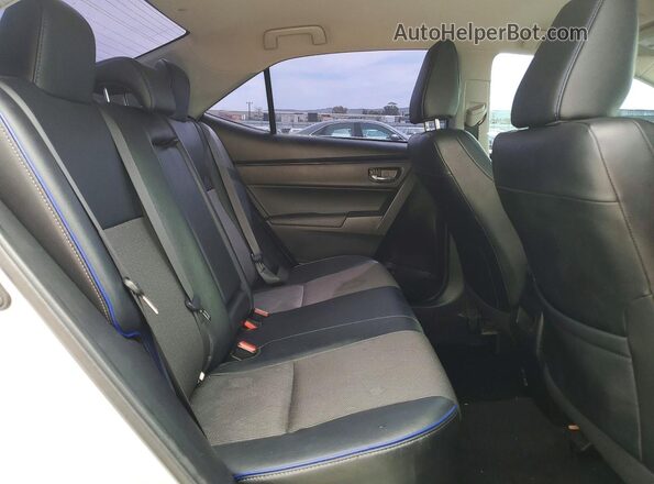 2T1BURHE1KC202033 2019 TOYOTA COROLLA Silver Вид задніх сидінь
