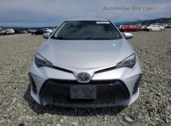 2T1BURHE1KC202033 2019 TOYOTA COROLLA Silver Вид спереду