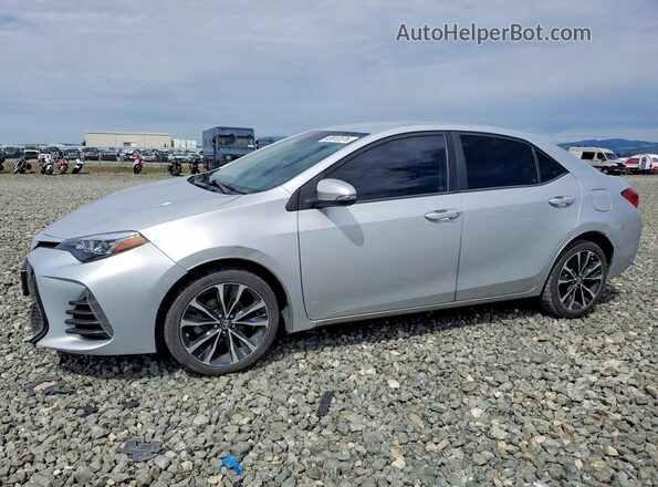 2T1BURHE1KC202033 2019 TOYOTA COROLLA Silver Передня ліва чверть