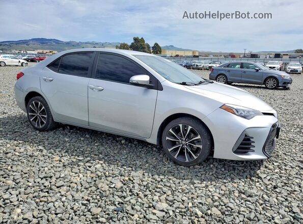 2T1BURHE1KC202033 2019 TOYOTA COROLLA Silver Передня права чверть