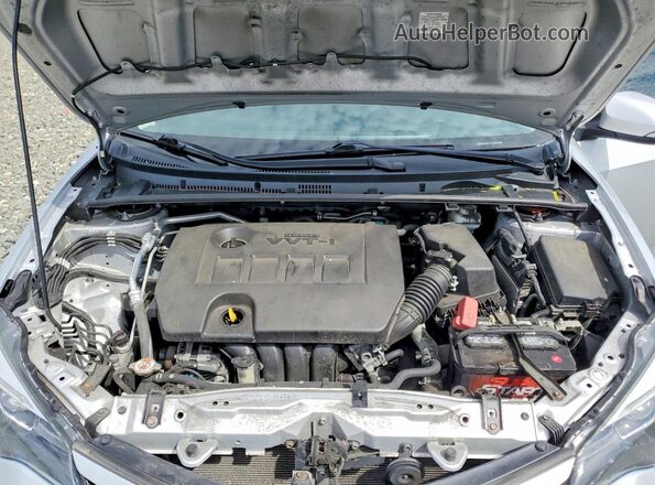 2T1BURHE1KC202033 2019 TOYOTA COROLLA Silver Вид задньої частини салону