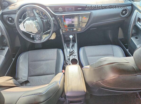 2T1BURHE1KC205384 2019 TOYOTA COROLLA Blue წინა პანელის ხედი