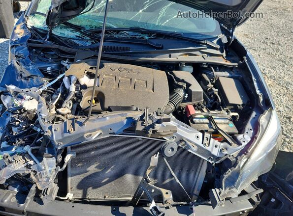 2T1BURHE1KC205384 2019 TOYOTA COROLLA Blue უკანა სალონის ხედი