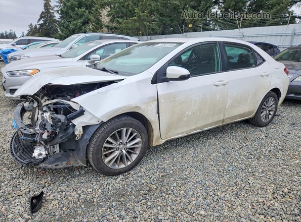 2T1BURHE2GC483394 2016 TOYOTA COROLLA White Vista tres cuartos delantera izquierda