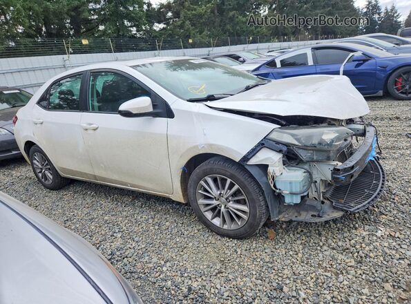 2T1BURHE2GC483394 2016 TOYOTA COROLLA White Delantero derecho