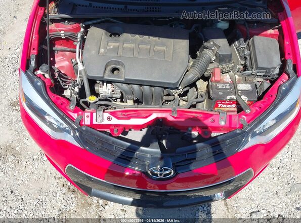 2T1BURHE2GC529922 2016 TOYOTA COROLLA Красный Вид сзади