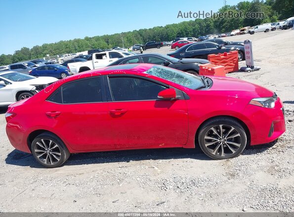 2T1BURHE2GC529922 2016 TOYOTA COROLLA Красный Вид задней части салона